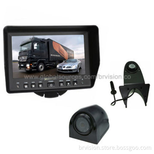 7.0-inch Rearview System, Includes Waterproof Camera, with I0m IR LEDs